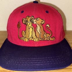 Vintage Disney Lion King Simba Nala Hat