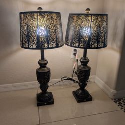 Black And Gold Lamps 