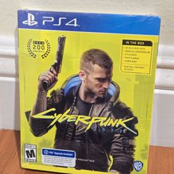 Brand new sealed:
Cyberpunk 2077 PS4 disc with PS5 upgrade