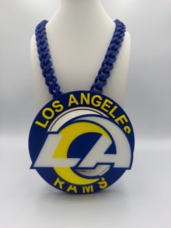 3D Printed LA Rams Hype chain/ Necklace / Football Chains