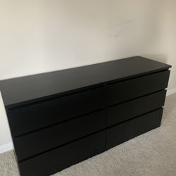 IKEA Malm 6 Drawers Dresser 
