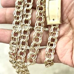 104 Gms 10KT-YG Solid Chino Link Chain 