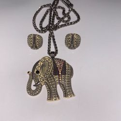 Ancient Elephant Necklace 