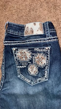 Gracie Jeans Dark Wash size 12