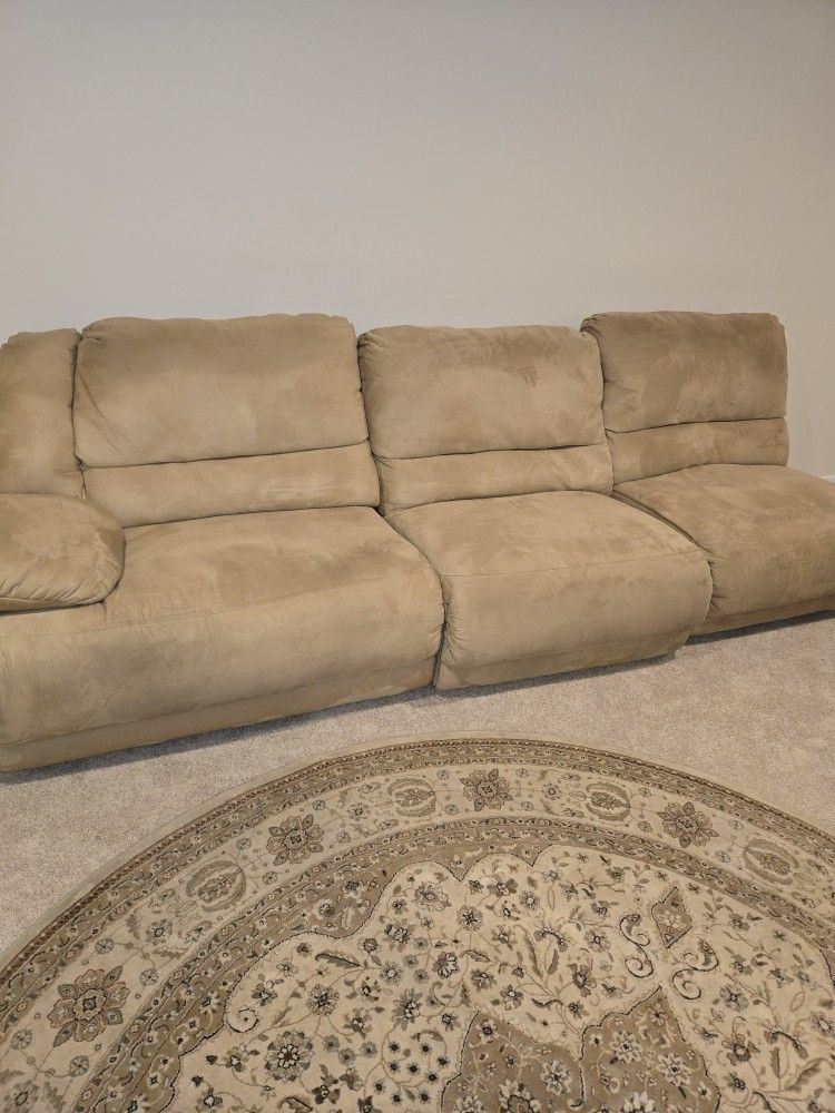 5 Piece reclining Sectional