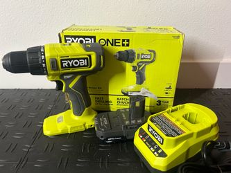 RYOBI ONE+ 18V Cordless 1/2 in. Drill/Driver Kit with (1) Compact Battery and Charger