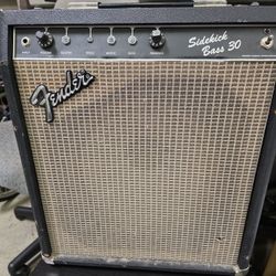 Fender Sidekick Bass 30 Combo Amplifier 1980s Japan Made Vintage Working Tested