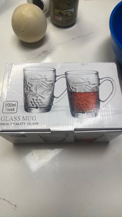 high quality glass mugs
