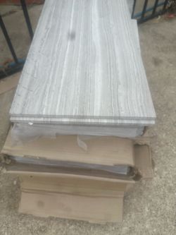Heavy marble tile 6 boxes (probably 5 of 35 broken)