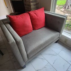 Create And Barrel Couch And Lounge Chair