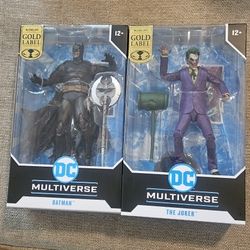 Dc McFarlane Multiverse Vampire Batman AND Joker 