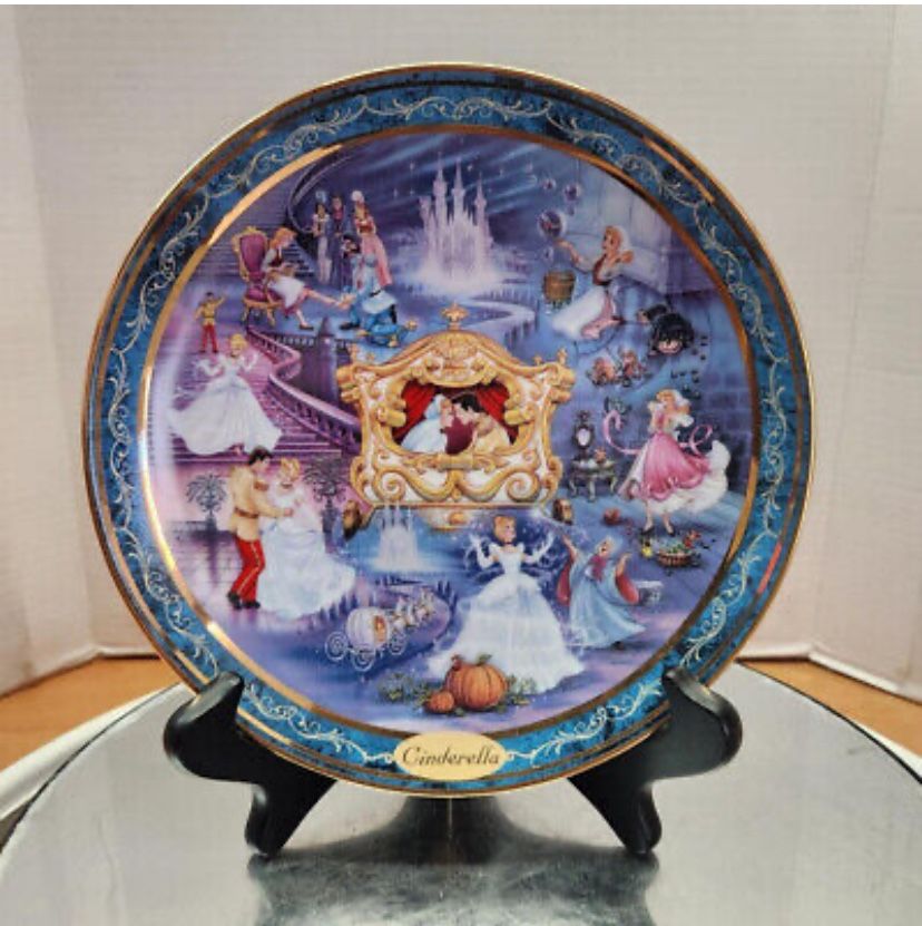 Rare Bradford Exchange Disney Ever After Second Issue Cinderella Plate #5847A