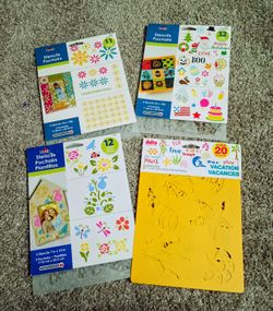 4 Packs Of Stencils 
