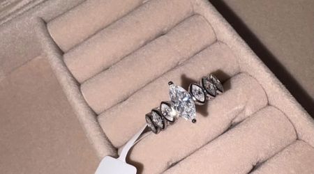 Size 10 Moissanite Ring