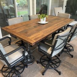 Bar Stools - Silver On black - 6 Count 