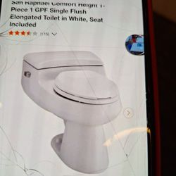 Kohler San Raphael Toilet One Unit1.1 Retail Value 900 My Price Is 399