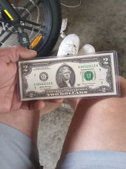 Error $2 note 2017 A series Christine condition...