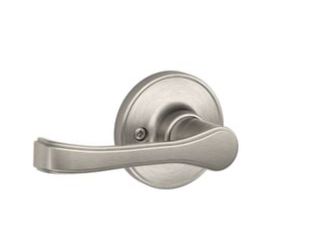 Schlage Residential Torino Dummy Lever Lock, Satin Nickel