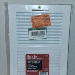 Ceiling and wall register
