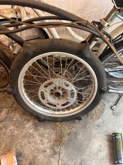 Wheel/paddle tire