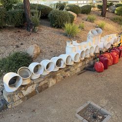 PVC pipe 8” schedule 40 90s and 45 fittings 25.00 each or best offer