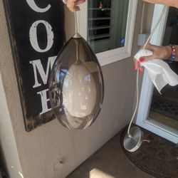 4 Large Pendant Lights 