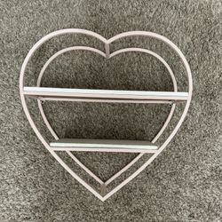 Pink Heart Shelve 