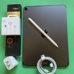  Apple IPad Air 5th Generation (10.9” Liquid Retina / M1 chip/ 2022 Model) 64GB Wifi + Cellular (5G) with Pen, Keyboard  & Accessories 