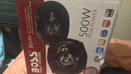 Boss audio systems BE694 6x9” 4way speakers