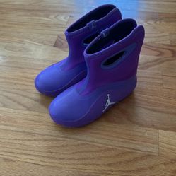 Purple Jordan Boots
