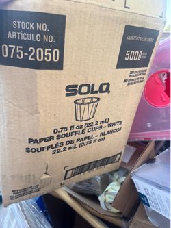 Solo cups