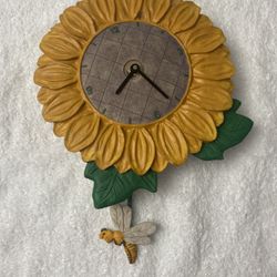 Sunflower Clock 