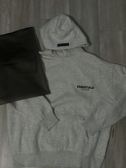 Essentials Fear of God light oat hoodie