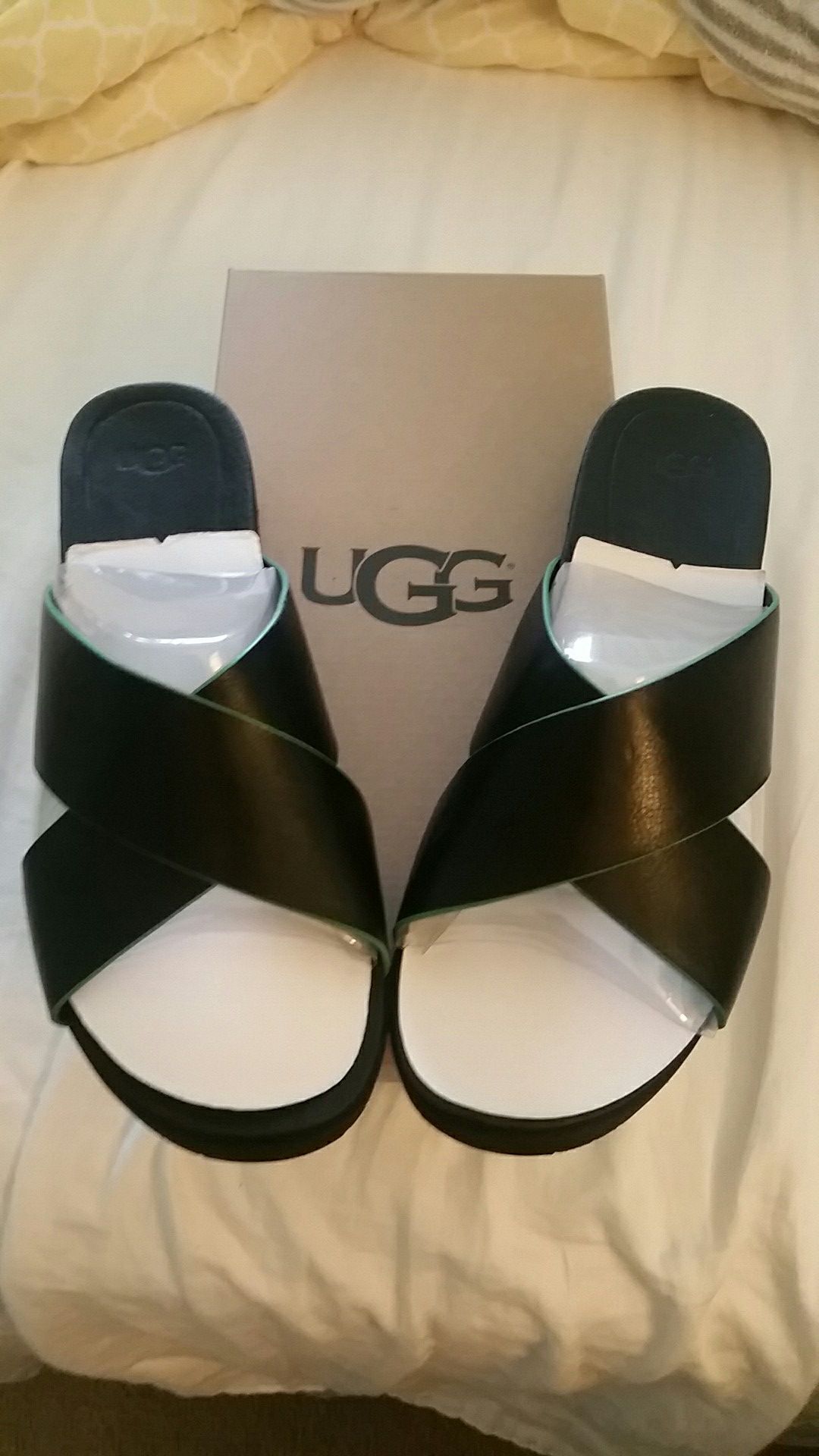 Leather Ugg sandals size 11