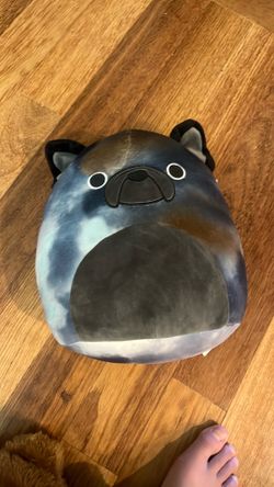 Cute Blue Gray Squishmallow Plush Dog/Bear Pillow Toy