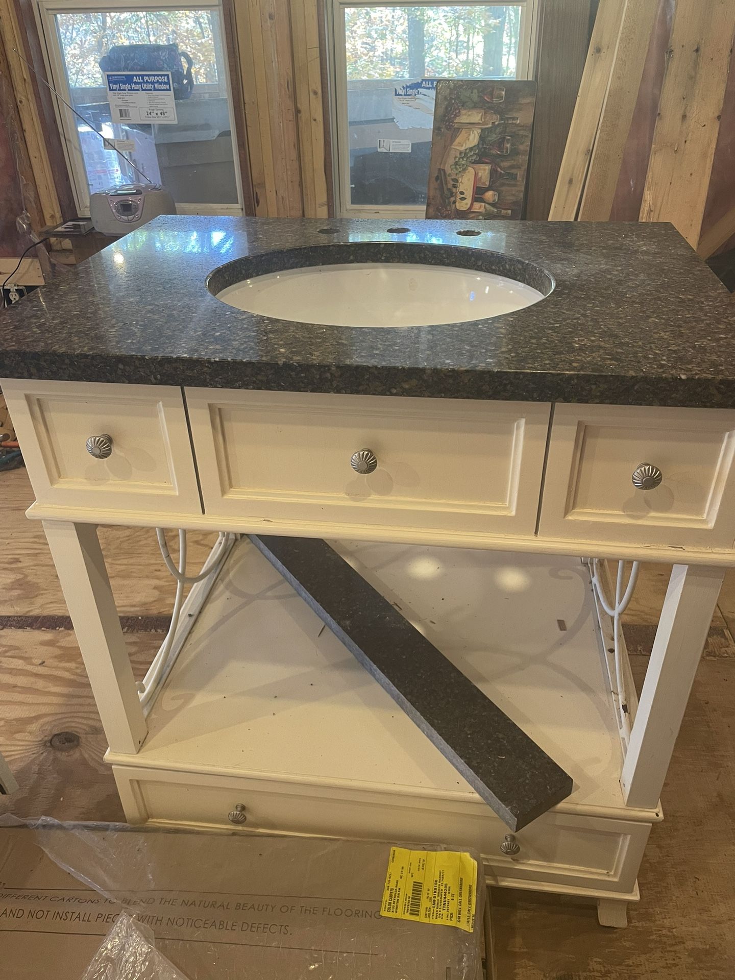 Granite Top Vanity