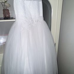 First Communion Dress and Vail