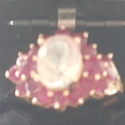 14kt Rose Gold Burmese Ruby And 