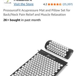 Acupressure Mat And Pillow 