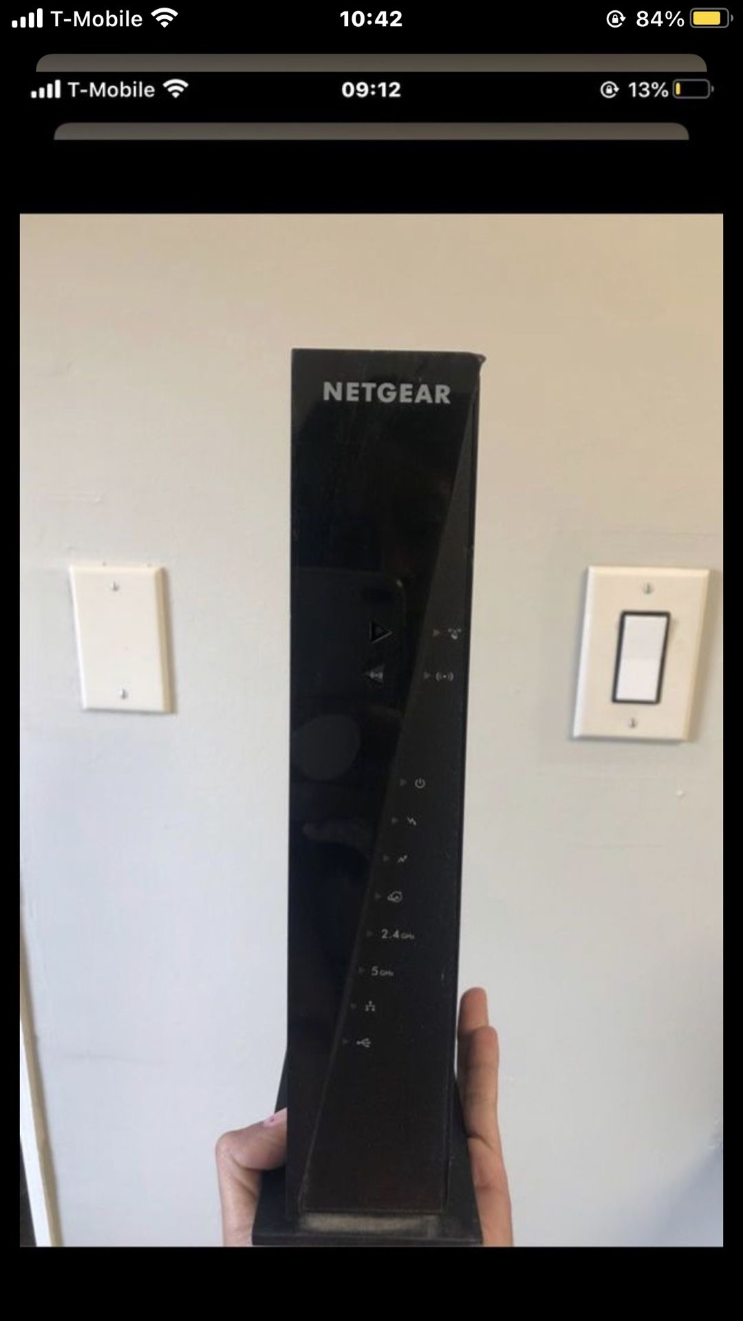 Netgear 2 in 1 modem and router