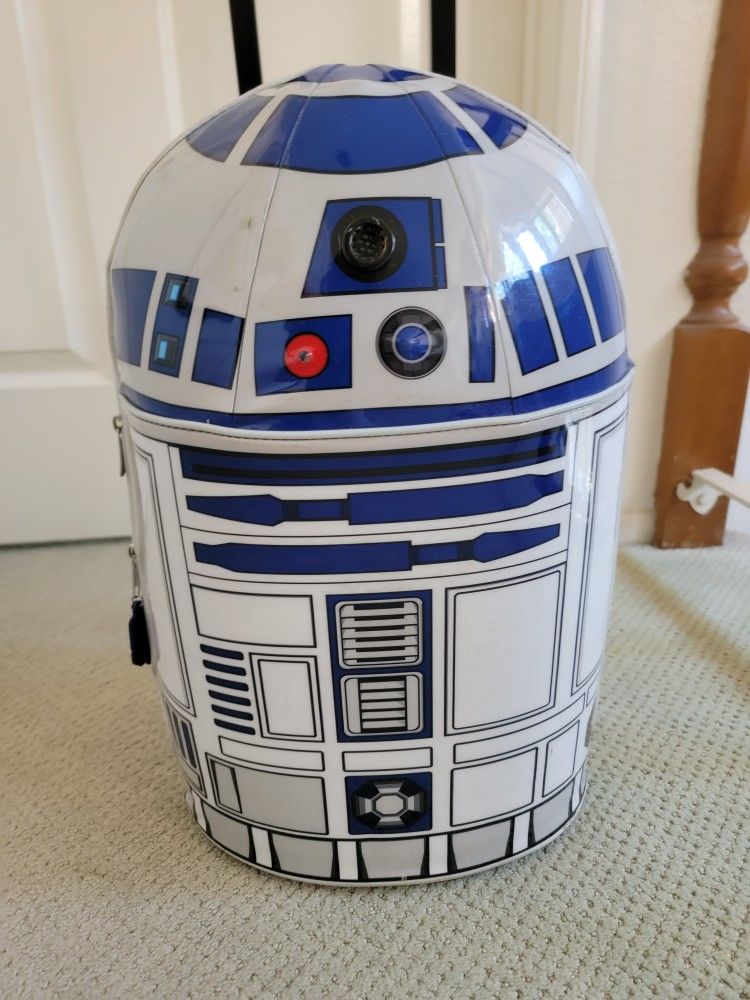 Disney Store Star Wars R2 D2 Rolling Carry On Luggage