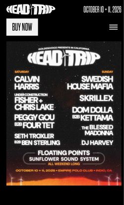 Headtrip Sunday ticket