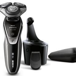 New Philips Norelco Electric Shaver Men’s Wet Dry Razor Smart Auto Clean System