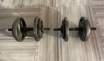 Adjustable dumbbells