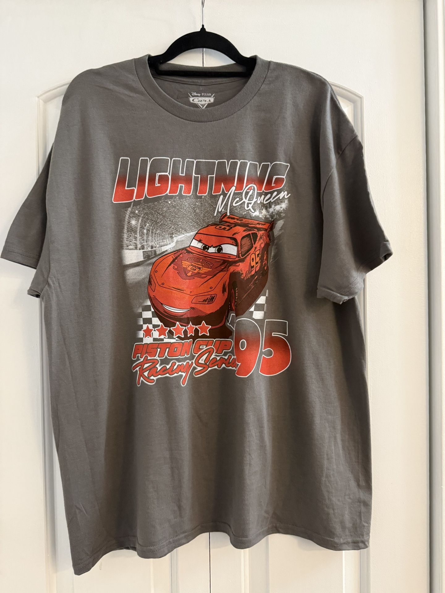 Disney Pixar Cars Lightning Mcqueen Graphic T-Shirt XL