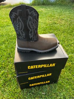 CATERPILLAR STEEL TOE WORK BOOTS MOST SIZES AVAILABLE