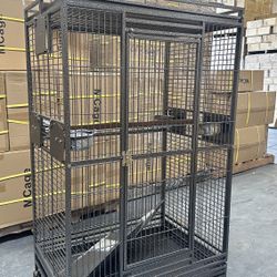 X-Large 32” X 23”x 68”H Parrot Bird Play Top Cage