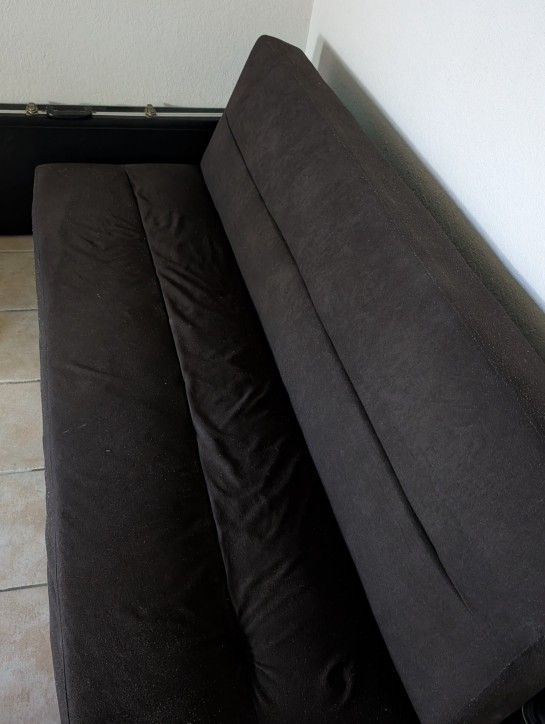 Twin Size Black Futon Sleeper – Great Condition!