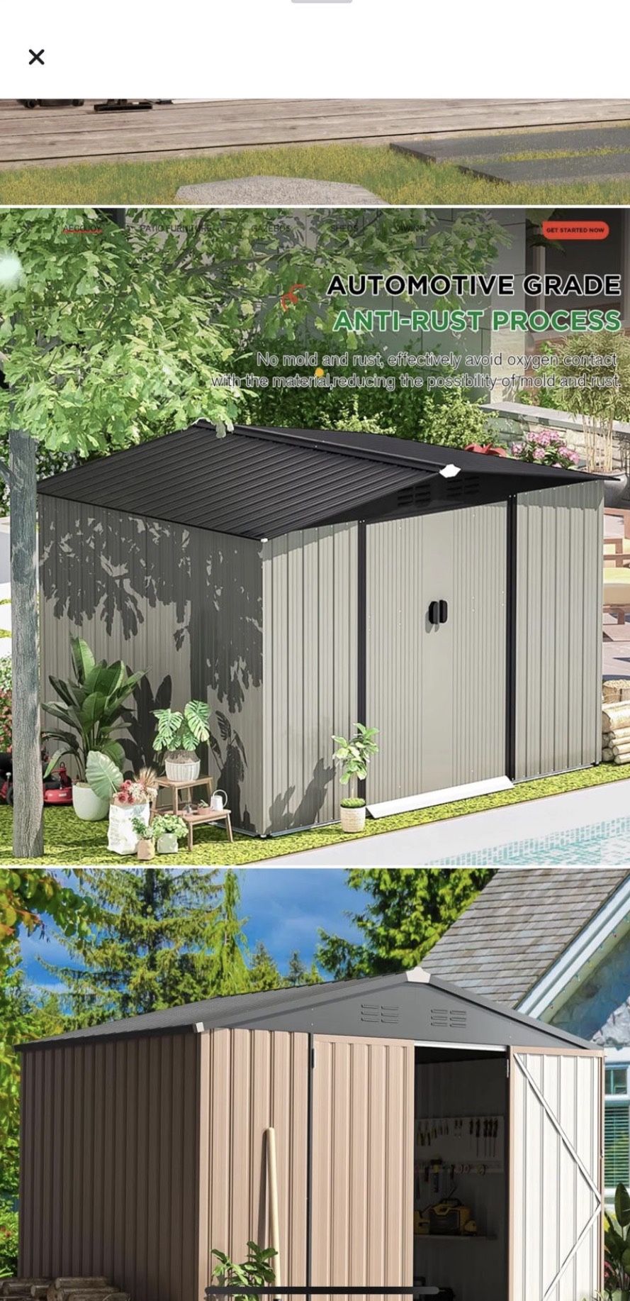 Brand New 8x6 Metal Shed