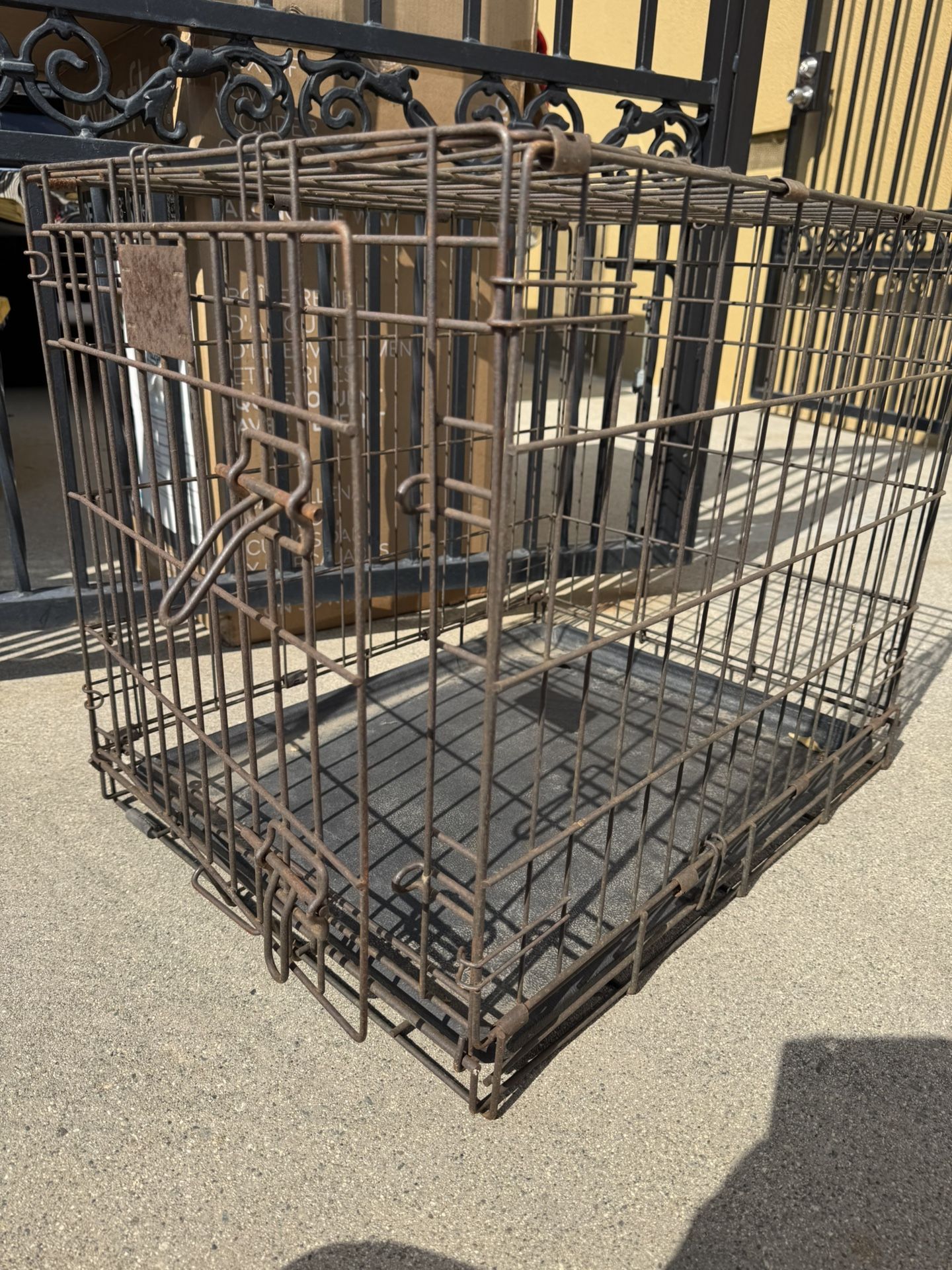 Dog Crate Single Door metal Wire